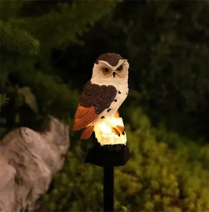 Solar Owl LED Garden Light – Waterproof Pathway & Lawn Decor